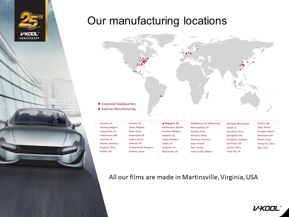 Our manufucturing locations
